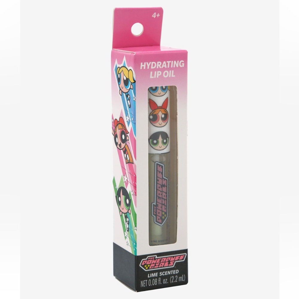 🆕 The PowerPuff Girls Lime Scented Hydrating Lip Oil